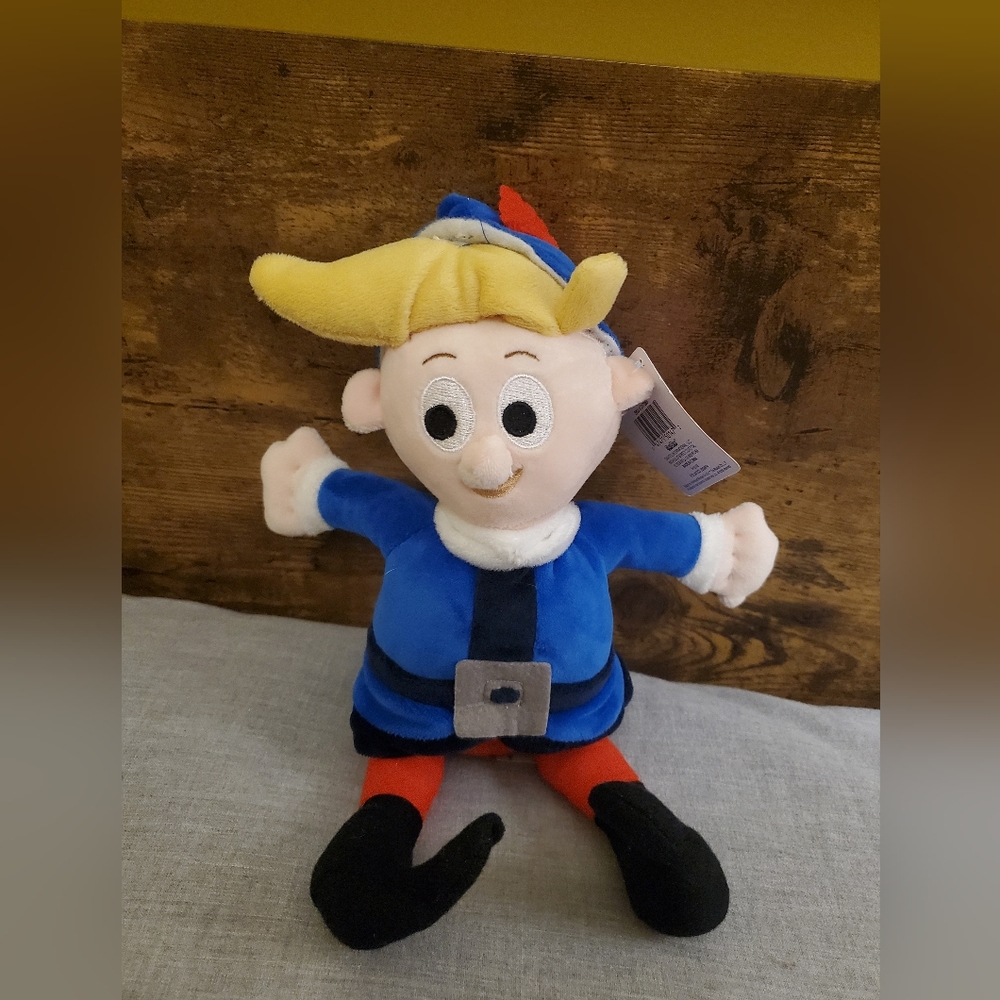 Rudolph The Red Nosed Reindeer  Hermey The Christmas Elf 12" Plush NWT